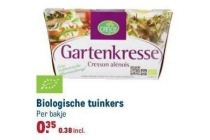 biologische tuinkers