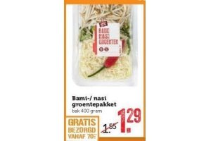 bami nasi groentepakket