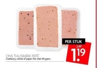 ons thuismerk pate