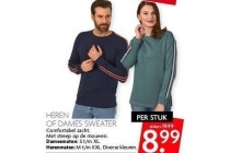 heren of dames sweater