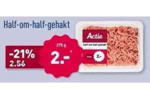 half om half gehakt