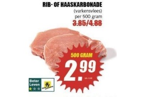 rib of haaskarbonade