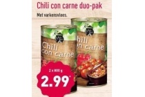 chili con carne duo pak