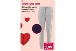 dames sweat pants