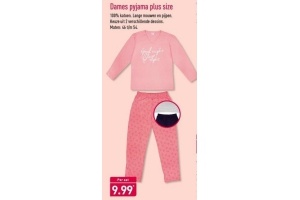 dames pyjama plus size