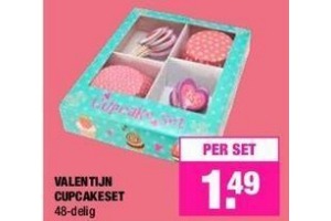 valentijn cupcakeset