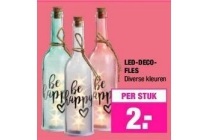 led deco fles