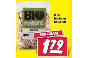 bio nature muesli