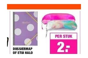 dossiermap of etui halo