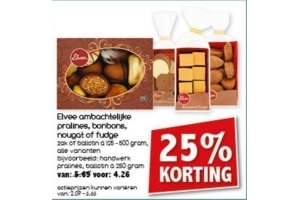 elvee ambachtelijk pralines