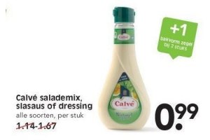 calve salademix slasaus of dressing