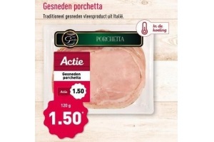 gesneden porchetta