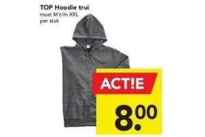 top hoodie trui