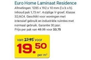 euro home laminaat residence