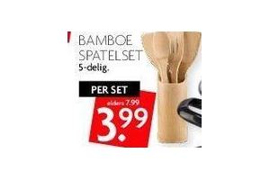 bamboe spatelset