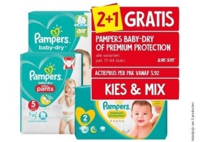 pampers baby dry of premium protection