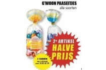 g woon paaseitjes