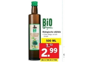 biologische olijfolie