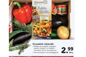 verspakket ratatouille