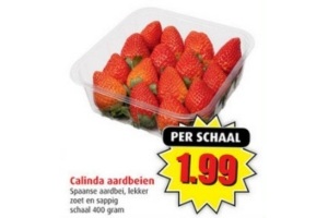 calinda aardbeien