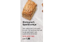 biologisch speltbonkje