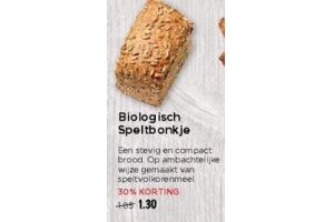 biologisch speltbonkje