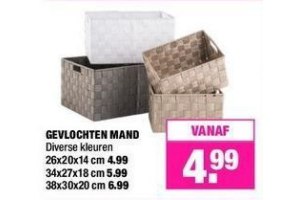 gevlochten mand