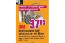 multifunctioneel halfgelaatsmasker met filters