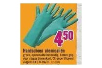 handschoen chemicalien