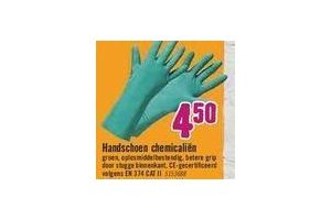handschoen chemicalien