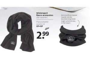 wintersport fleece accessoires