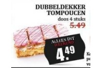 dubbeldekker tompoucen