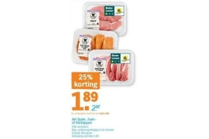 ah spek ham of filetlappen