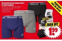 chamonix heren boxershort of sportsokken