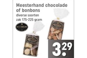 meesterhand chocolade of bonbons