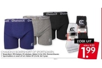 chamonix boxershort of sportsokken