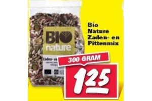 bio nature zaden en pittenmix