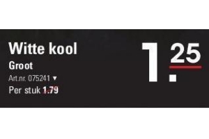 witte kool