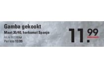 gamba gekookt