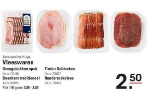 vlees van het huys vleeswaren