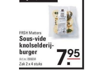 sous vide knolselderijburger