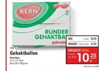 runder gehaktbal gebraden