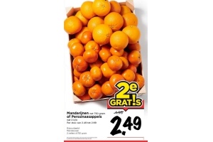 mandarijnen of perssinaasappels