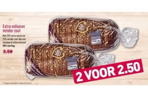 extra volkoren minder zout