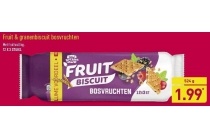 fruit en granen biscuit bosvruchten