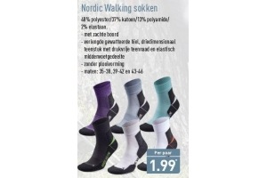 nordic walking sokken