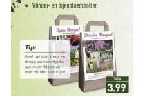 vlinder en bijenbloembollen