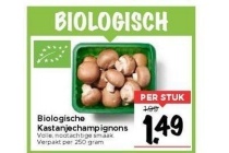 biologische kastanjechampignons