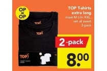 top t shirts extra lang