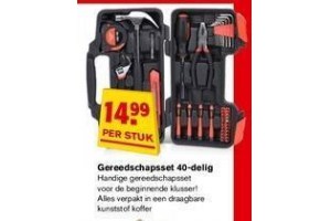 gereedschapsset 40 delig